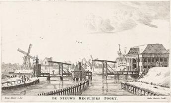 RENIER NOOMS, CALLED ZEEMAN Der Stadts-Poorten van Amsterdam (The Town Gates of Amsterdam).